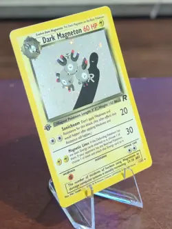 1st Edition Dark Magneton 11/82 Team Rocket Holo Vintage Pokemon - Image 3
