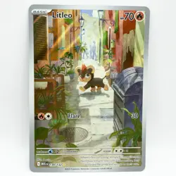 Litleo 139/132 Pokemon ME01: Mega Evolution Illustration Rare Holo 2025 - Image 1