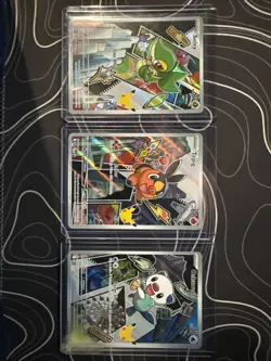 Pokemon TCG First Partner Illustration Collection Series 2 Unova GEN 5 Set NM - Image 1