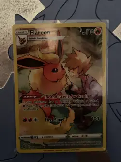 Pokemon TCG Flareon Holo Rare Trainer Gallery Card TG01/TG30 Brilliant Stars - Image 1