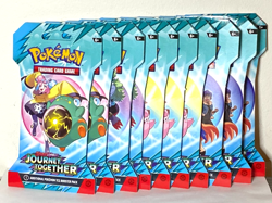 Pokemon TCG: Journey Together Sleeved Booster Pack - Factory Sealed x10 Packs - Image 1