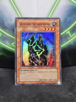 Yugioh Gearfried the Iron Knight PSV-101 OG Print Super Rare NM - Image 1