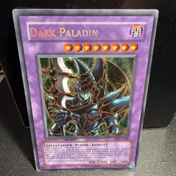 Yugioh Dark Paladin DMG-001 Secret Rare Limited Edition Duel Master's Guide NM - Image 1
