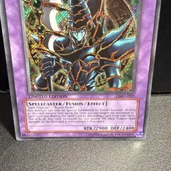 Yugioh Dark Paladin DMG-001 Secret Rare Limited Edition Duel Master's Guide NM - Image 3