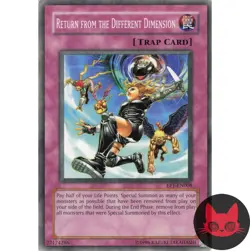 Yugioh Return from the Different Dimension EP1-EN008 Common LP - Image 1