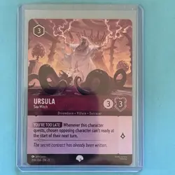 Ursula Sea Witch Epic Alternate Art Fabled Disney Lorcana 208/204 NM+ - Image 1