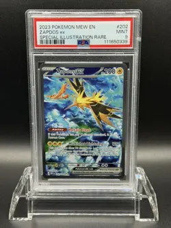 POKEMON | MEW EN-151 | SPECIAL ILLUSTRATION RARE #202 ZAPDOS EX | PSA 9 - Image 1