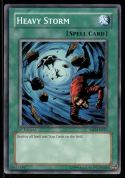 Heavy Storm YSD-EN027 Starter Deck 2006 Yu-Gi-Oh 1st Edition NM - Image 1