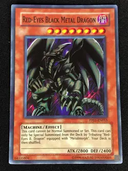 YUGIOH RED-EYES BLACK METAL DRAGON PP01-EN015 SUPER (NM) - Image 1