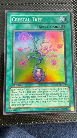 Yu-Gi-Oh! Crystal Tree DP07-EN020 Super Rare Mint 1st Edition - Image 1