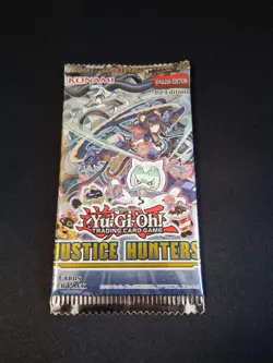 Yu-Gi-Oh TCG Justice Hunters 1st Edition Booster Packs Sealed, English - Image 1