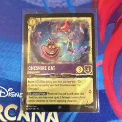 Disney Lorcana Cheshire Cat-Inexplicable Foil 60/204 Alice in Wonderland - Image 1