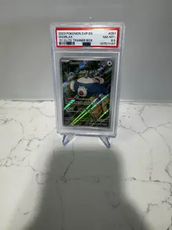 Pokemon TCG Snorlax SV Black Star Promos Scarlet and Violet Card 51 PSA 8.5 - Image 1