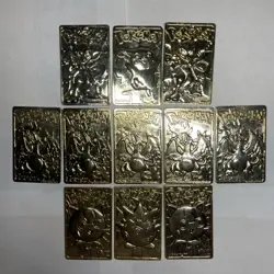 11 1999 Burger King Gold Pokemon Cards Charizard Mewtwo Pikachu 23K Gold Cards - Image 1
