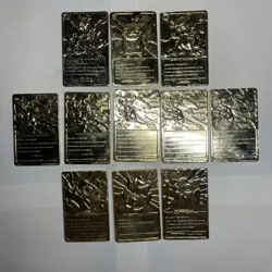 11 1999 Burger King Gold Pokemon Cards Charizard Mewtwo Pikachu 23K Gold Cards - Image 5