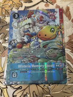 Digimon Card Game Wisteria Memory Boost! (Alternate Art) LM-034 Promo - Image 1