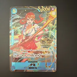 Bandai Nami OP11-054 SR 3rd Anniversary Foil Character Japanese One Piece Card - Image 1
