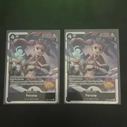 Perona OP06-093 SR Super Rare Wings of the Captain - One Piece Trading Card x2 - Image 1