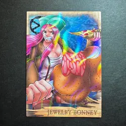 S1337 Jewelry Bonney Holo Japanese One Piece Ensky Card No.22 - Image 1