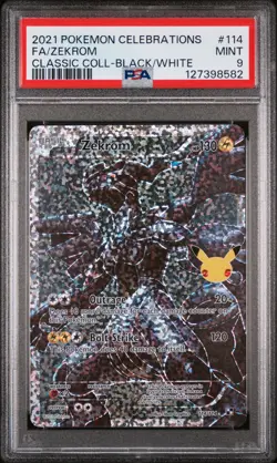 Zekrom 114/114 - Celebrations - Graded PSA 9 MINT Pokemon Card - Image 3