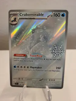 Pokemon Crabominable 149/142 Illustration Rare Stellar Crown - Image 1