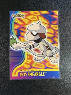 Topps Pokemon Smeargle #235 TV Animation Edition 2001 Trading Card NM - Image 1