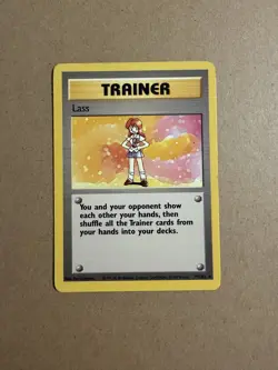 Lass Base Set Pokemon Tcg 75/102 Rare Wotc - Image 1