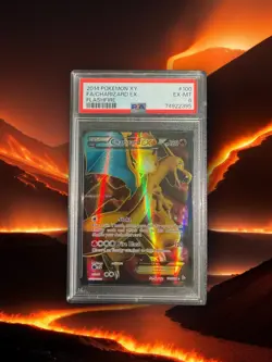2014 Pokemon XY Flashfire Charizard EX Full Art #100 PSA 6 EX-MT - Image 1