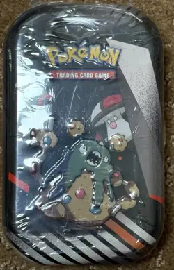 Pokemon TCG - Scarlet & Violet - Unova Mini Tin Garbodor & Amoongus 2pk BLK&WHT - Image 1