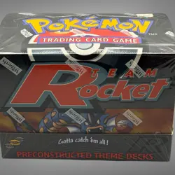 Pokemon Team Rocket Theme Deck Display Box Factory Sealed WOTC Sales Display Box - Image 2