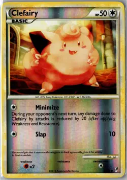 Clefairy 54/95 Common Call of Legends Pokemon Reverse Holo Lightly Played - Image 1
