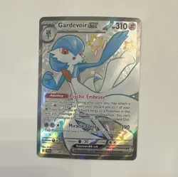 Pokemon Gardevoir ex Shiny Ultra Rare Full Art Holo SV Paldean Fates 217/091 - Image 1