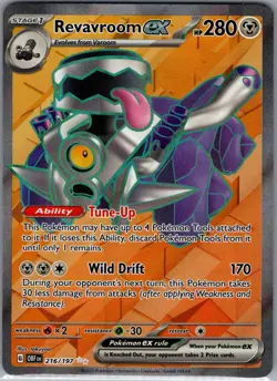 Revavroom ex 216/197 - Pokemon SV03: Obsidian Flames - Full Art Secret Rare (NM) - Image 1