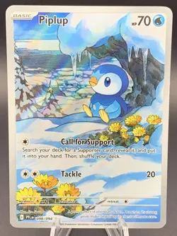 Piplup Illustration Rare 098/094 - Phantasmal Flames Pokemon - Image 1
