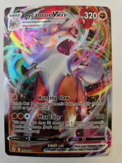 Lycanroc VMAX 092/203 Holo VMAX Rare Evolving Skies NM/M Pokemon - Image 1