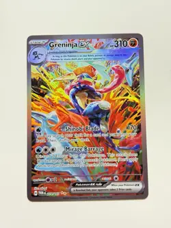 DIY Greninja ex 214/167 Pokemon Twilight Masquerade Non-textured Holo SIR - Image 1