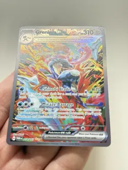 DIY Greninja ex 214/167 Pokemon Twilight Masquerade Non-textured Holo SIR - Image 3