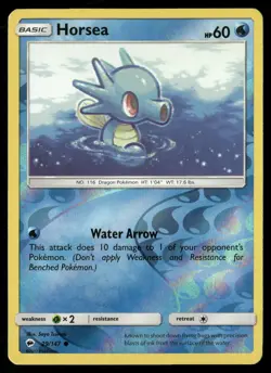 Horsea 29/147 Common Burning Shadows Pokemon Reverse Holo NM/M - Image 1