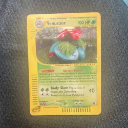 Nintendo Venusaur 30/165 Expedition Base Set Holo Rare 100 ENG 2002 W/ SWIRL - Image 1