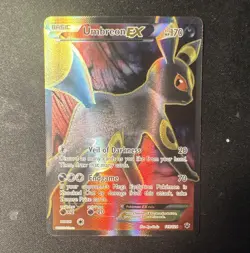 Pokemon TCG Umbreon EX 119/124 Fates Collide Ultra Rare Full Art Holo - Image 1