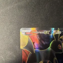 Pokemon TCG Umbreon EX 119/124 Fates Collide Ultra Rare Full Art Holo - Image 2