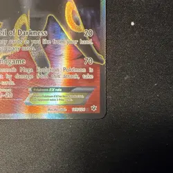Pokemon TCG Umbreon EX 119/124 Fates Collide Ultra Rare Full Art Holo - Image 4