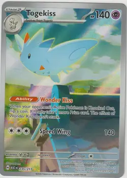 Togekiss 235/217 Illustration Rare Ascended Heroes Pokemon Holo Near Mint - Image 1