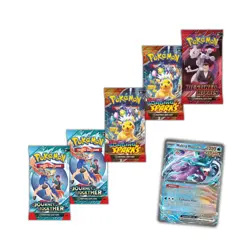 Pokemon TCG Paradox Tin (Gouging Fire EX, Sealed w/ 5 Booster Packs) - Image 2