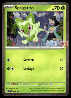 2023 Scarlet & Violet Series - Scarlet & Violet Promos Sprigatito Common #1 - Image 1