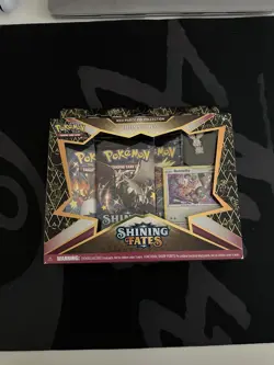 Pokemon Shining Fates Mad Party Pin Collection BunnelbyKit 3 Booster Packs Promo - Image 1