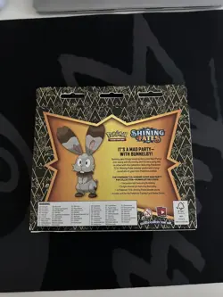 Pokemon Shining Fates Mad Party Pin Collection BunnelbyKit 3 Booster Packs Promo - Image 2