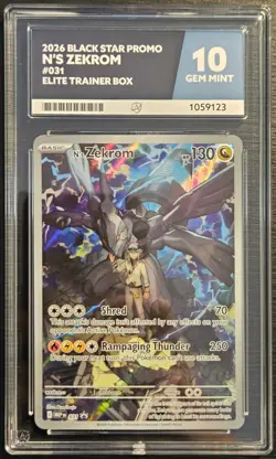 ⭐Ace 10 N’s Zekrom 031 ⭐ Black Star Promo - Ascended Heroes - Pokemon TCG - Image 1