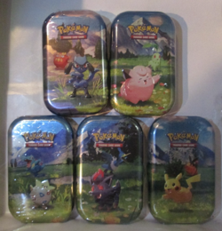 Pokemon: Ascended Heroes 5-mini tin bundle (1 of each character set) *NEW/SEALED - Image 1