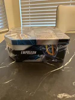 Pokemon V Strikers Tin 2021 Empoleon V/Tyranitar V Promo Metal Tin, English - Image 3